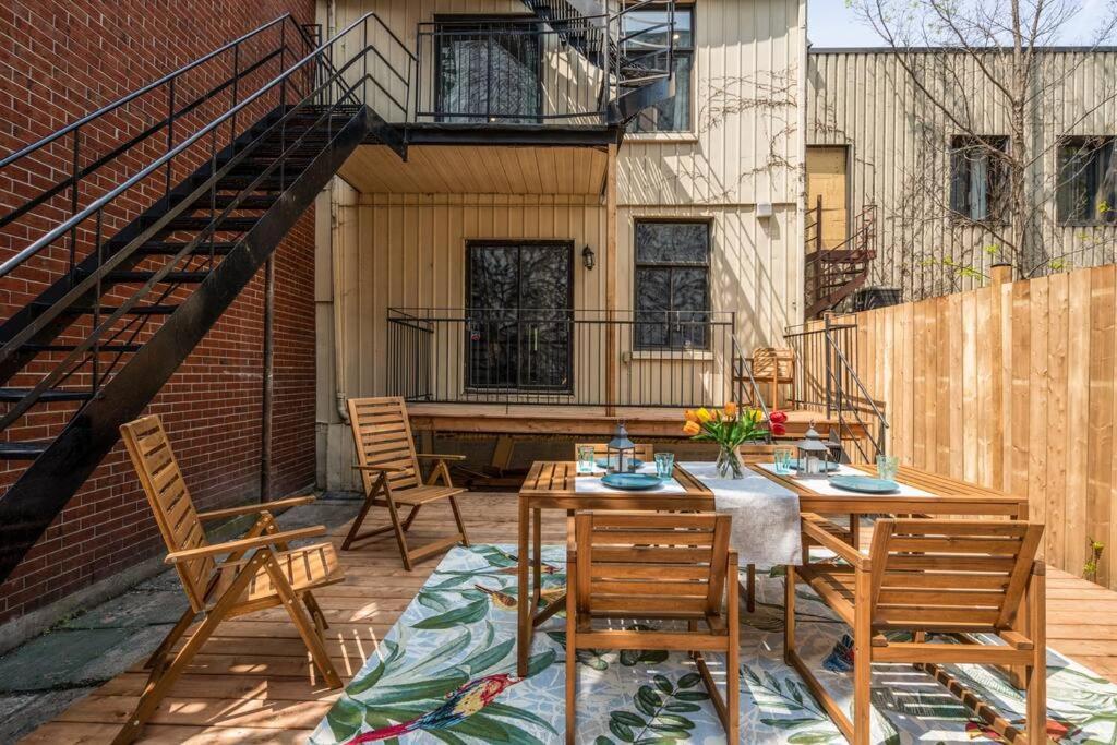 Townhouse Oldmtl Vibe Patio Yard 8 Guests+Parking Apartment Montreal Exterior photo