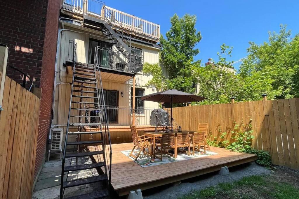 Townhouse Oldmtl Vibe Patio Yard 8 Guests+Parking Apartment Montreal Exterior photo